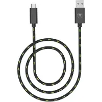 Snakebyte SB916274, 3 m, USB C, USB A, USB 2.0, Schwarz, Grün