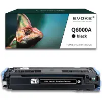 Evoke Toner für HP 124A Q6000A Schwarz (black) | Ersatz für Color Laserjet 1600 2600 2605 CM1015 CM1017
