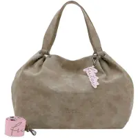 Fritzi aus Preußen Schultertasche Joshi01 Vintage Hobo Bag Old Wood braun