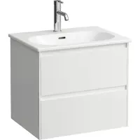 Laufen LUA Komplettset, Waschtisch inklusive Waschtischunterschrank, 600x515x440mm, H8600832601041, Farbe: weiss matt