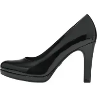 Tamaris Damen Pumps Synthetik, schwarz, 38 EU