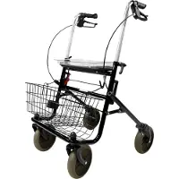 Arvo Rollator, für den Innen- und Außenbereich - Grau