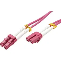 Cablexpert LWL-Kabel 50/125µm OM4, LC/LC, LSOH, violett, 20 m