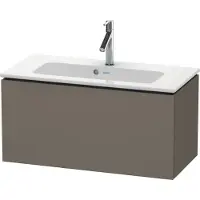 Duravit Waschtischunterschrank Compact L-Cube 82x39,1cm, f Gr s-matt, 1 Ausz., wandhängend