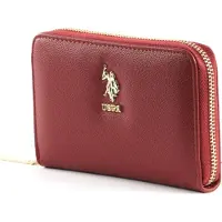 U.S. POLO ASSN. Geldbörse New Jones Zip Around Wallet Red rot