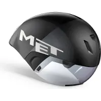 Met Codatronca Zeitfahrhelm Schwarz M Schwarz M