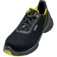 Uvex 1 G2 Sicherheitsschuh S1 Halbschuh gelocht schwarz/gelb 50 - 6843850 - schwarz/gelb
