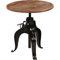 Syfax Bartisch Altholz Massiv 75x(76-110) cm