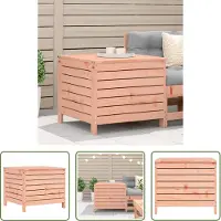 The Living Store Gartenhocker 62x63,5x53,5 cm Massivholz Douglasie