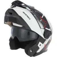Acerbis Modular Helm P/J Rider Graphic Weiß Schwarz Rot Glänzend größe M