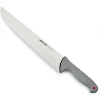Arcos Metzgermesser Farbe - Prof 240700 Edelstahl Nitrum und mango ergonomisches Polypropylen und 35 cm Klinge, Vitrine