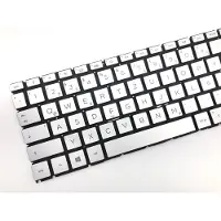 T-ProTek DEUTSCHE - Tastatur Keyboard Silber Beleuchtung kompatibel für HP Pavilion 15-eg0355ng (37H57EA)