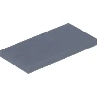 LEGO 50x Fliese 2x4, Dunkelgrau