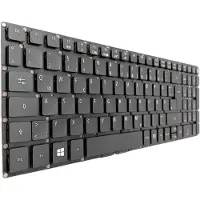 T-ProTek Tastatur - Farbe: Schwarz - ohne Rahmen Deutsches Tastaturlayout kompatibel für ACER Aspire 3 (A315-33-C2KG)