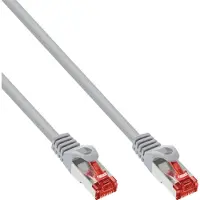 InLine 25er Bulk-Pack Patchkabel, S/FTP (PiMf), Cat.6, 250MHz, PVC, Kupfer, 5 m, Cat6, S/FTP (S-STP), RJ-45, RJ-45, Grau