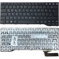 T-ProTek DE Tastatur mit Schwarz Rahmen für Fujitsu LifeBook E744 (VFY:E7440MXE51DE)