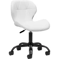 Activeshop Kosmetikhocker QS-06B schwarz-weiß