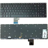 T-ProTek DEUTSCHE - Tastatur Keyboard mit Beleuchtung kompatibel für Lenovo IdeaPad Y50-70AS