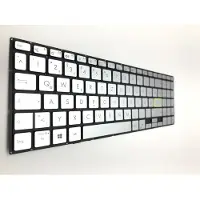 T-ProTek DEUTSCHE - Tastatur Keyboard Silber mit Beleuchtung kompatibel für Asus VivoBook 15 X521FL