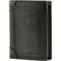 Bruno Banani Leder Geldbörse Wallet Black schwarz
