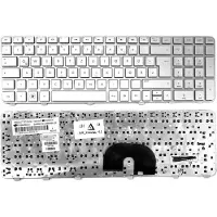 T-ProTek DE - Silber Tastatur mit Rahmen kompatibel für HP Pavilion DV6-6115eg, DV6-6116eg