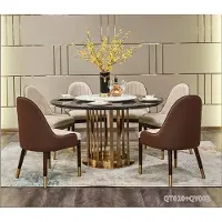 AEA Edelstahl Esstisch Runder Tisch Design Luxus Italienische Möbel Rund Tische