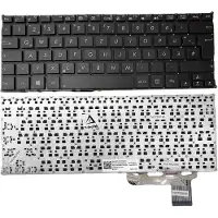 T-ProTek DE - Schwarz Tastatur ohne Rahmen version 2 kompatibel für ASUS VivoBook X201, X201E