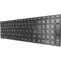 T-ProTek DEUTSCHE-Tastatur Keyboard Schwarz Rahmen kompatibel für LENOVO IdeaPad 110-15ISK (80UD00L0GE)