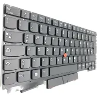 T-ProTek DEUTSCHE - Tastatur Schwarz mit Trackpoint kompatibel für Lenovo ThinkPad E14 Gen 2 (20TA000CGE)