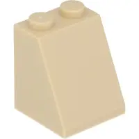 LEGO 50x 2x2x2 Schrägstein, Beige