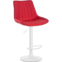 CLP Barhocker Toni Stoff I Höhenverstellbarer Barstuhl Mit Metallgestell I Thekenhocker Mit Integrierter Fußstütze, Farbe: schwarz, Gestellfarbe: chrom