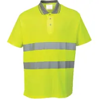 Portwest S171 Baumwoll Komfort Poloshirt Yellow Gr. XXXL