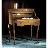 AEA Barock Schreibtisch Büro Tisch Edle Holz Tische Rokoko Antik Stil Möbel Italien
