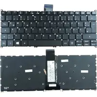 T-ProTek DE - Tastatur Keyboard mit Beleuchtung Ohne Rahmen kompatibel für Acer Aspire V3-112P