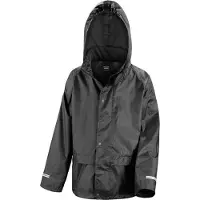 Result Core - "Core" Regenmantel für Kinder RW9781 (116) (Schwarz)