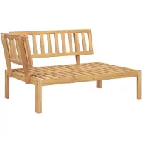 Syfax Garten-Ecksofa aus Paletten Massivholz Akazie