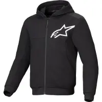 Alpinestars Chrome V2 Sport Kapuzenjacke Black White