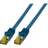 EFB Elektronik EFB MK7001.30BL RJ45 Patchkabel Cat.6A S/FTP LSZH Cat.7 Rohkabel blau 30m MK700130BL