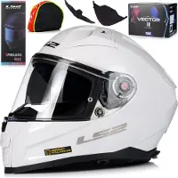 LS2 Helmets Ls2 Ff811 Vector Ii Integralhelm Weiß M Weiß M