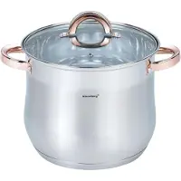 Klausberg Großer Catering-Topf aus Stahl 7L 22cm Roségold KB-7792
