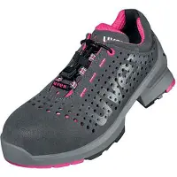 Uvex 1 Damen Sicherheits-Halbschuh 8561 S1 SRC nach EN ISO 20345:2011 Weite 10 grau Größe 35
