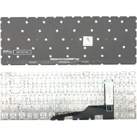 T-ProTek DEUTSCHE - Tastatur Schwarz, Grau Beleuchtung kompatibel für MSI GS66 Stealth 10UG/10UGZ (MS-16V3)