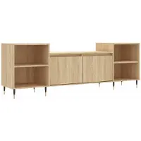 Syfax TV-Schrank Sonoma-Eiche 160x35x55 cm Holzwerkstoff