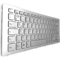 T-ProTek DEUTSCHE Silber Tastatur Rahmen mit Beleuchtung version 2 für Sony vaio SVF15N1L2ES