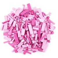 LEGO mix set bright pink