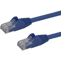 StarTech.com .com 10m Cat6 Snagless Gigabit UTP Netzwerkkabel - Cat 6 RJ45 Netzwerkkabel mit Knickschutz - Blau, 10 m, Cat6, U/UTP (UTP), RJ-45, RJ-45, Blau