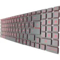 T-ProTek DEUTSCHE - Tastatur Keyboard Rot Beleuchtung kompatibel für MSI GF66 Katana 12UGSK/12UGSO (MS-1583)