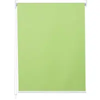 Mendler Rollo HWC-D52, Fensterrollo Seitenzugrollo Jalousie, 80x230cm Sonnenschutz Verdunkelung blickdicht hellgrün