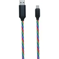 2GO 797147, 1 m, Lightning, USB B, Männlich, Männlich, Mehrfarbig
