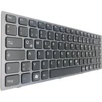 T-ProTek DEUTSCHE - schwarz + Rahm + Beleuchtung Tastatur kompatibel für Sony Vaio VPCS11V9E/B